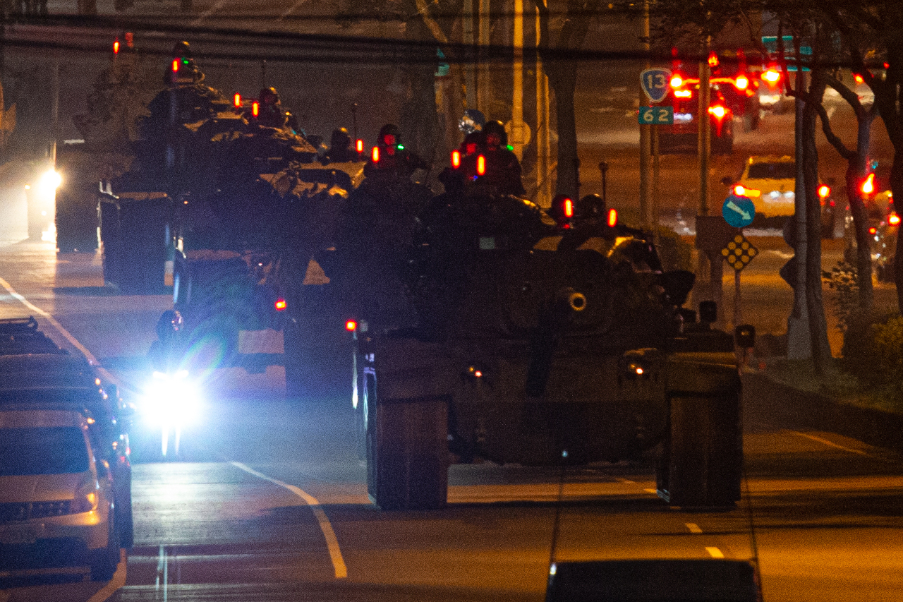 WATCH: Armored vehicles draw eyeballs during military exercise