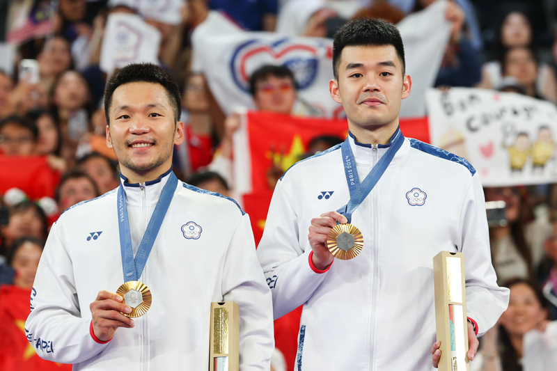 Taiwan’s men’s double badminton team wins gold at Paris Olympics