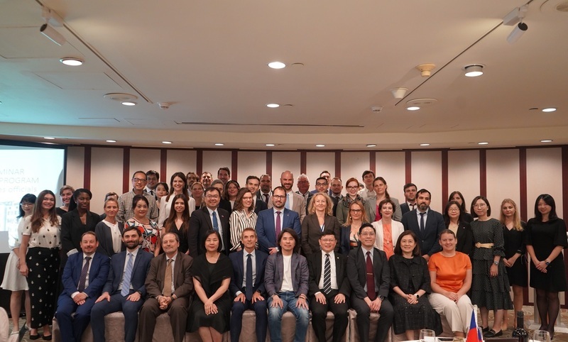 European officials from 13 countries attend Education Ministry’s 2024 Taiwan Study Seminar