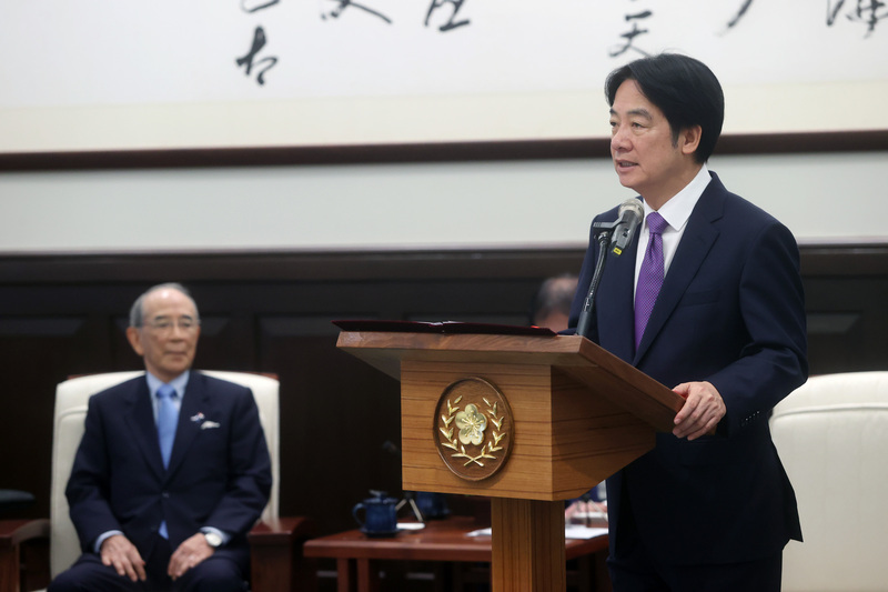 President Lai meets Japan Taiwan Exchange Association Chair Ohashi