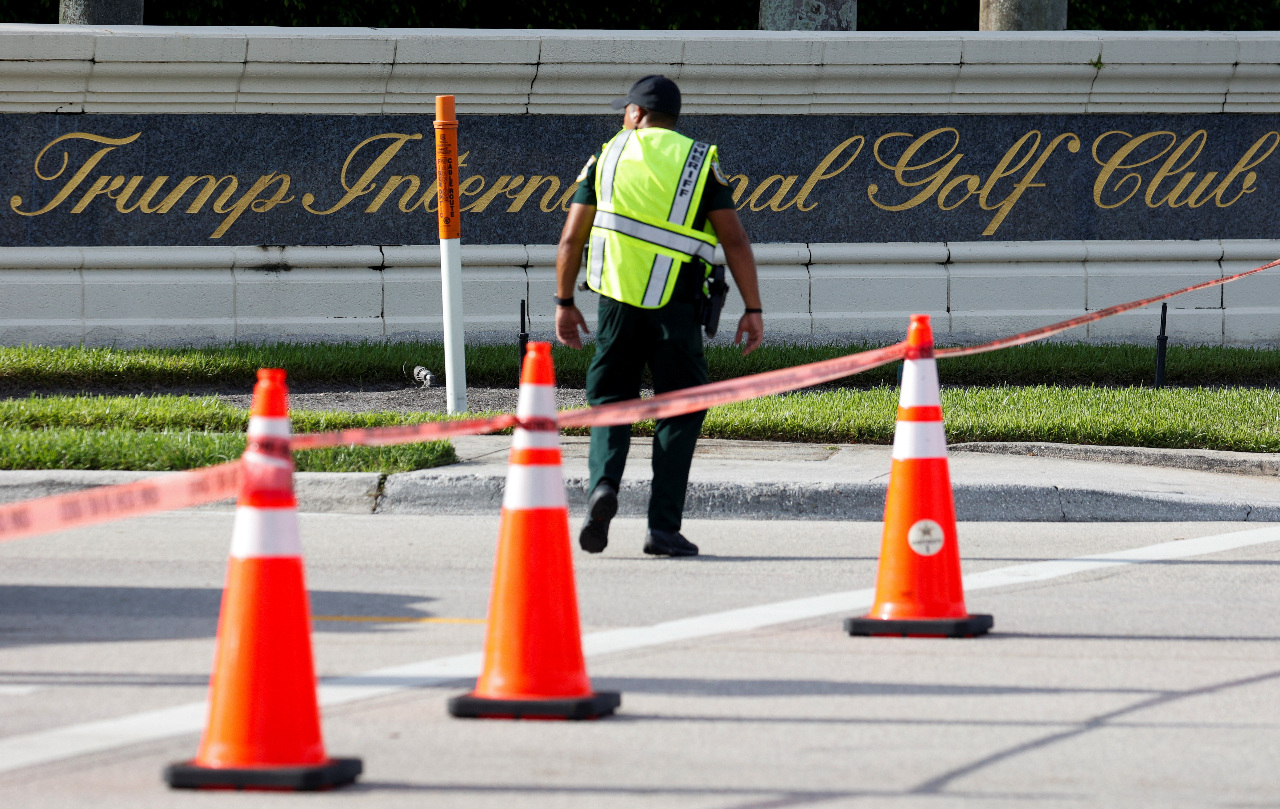 Gunshots fired near Trump while golfing thought to be second assassination attempt