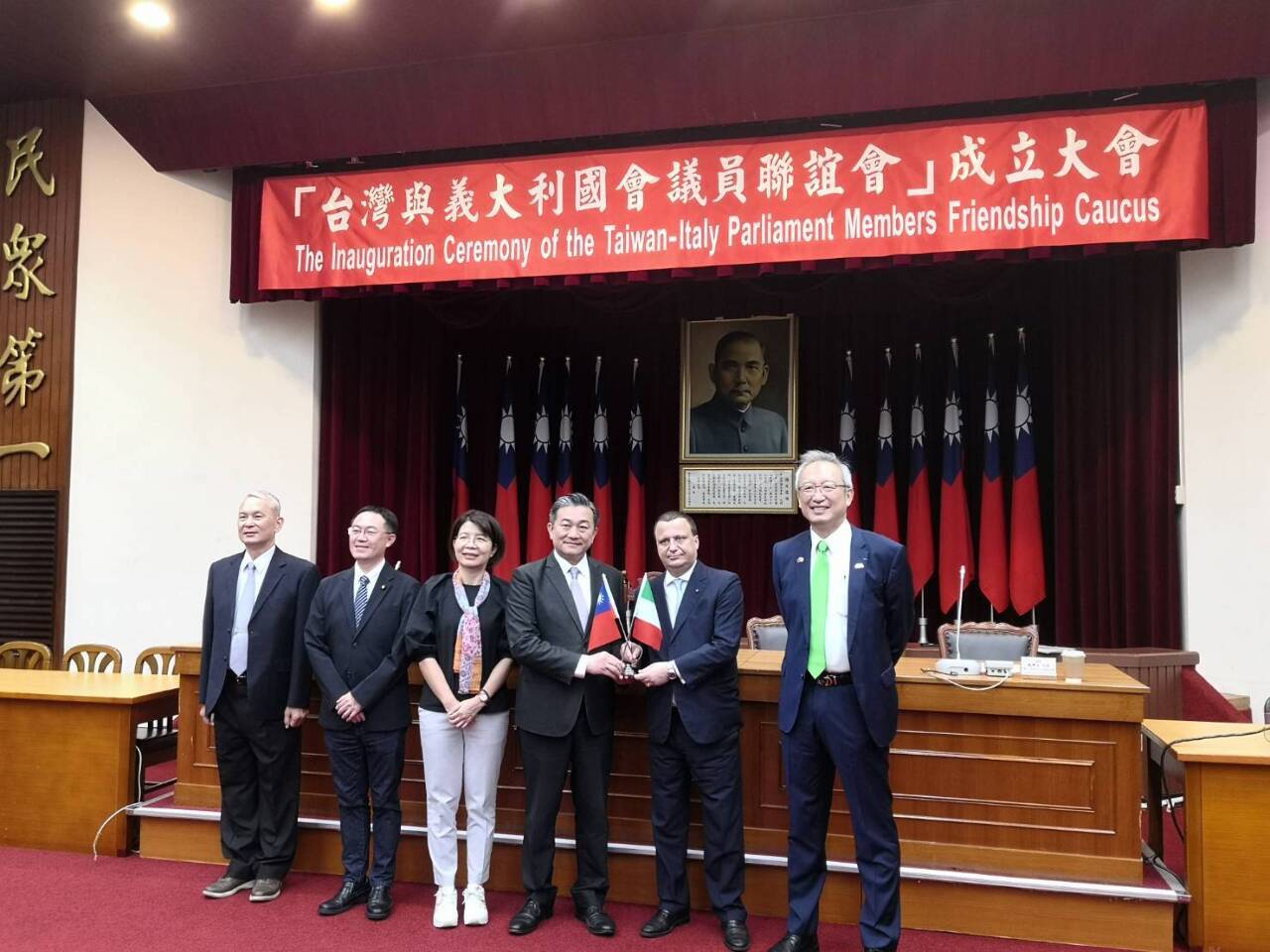 Legislature establishes Taiwan-Italy parliamentary friendship caucus to strengthen bilateral relations