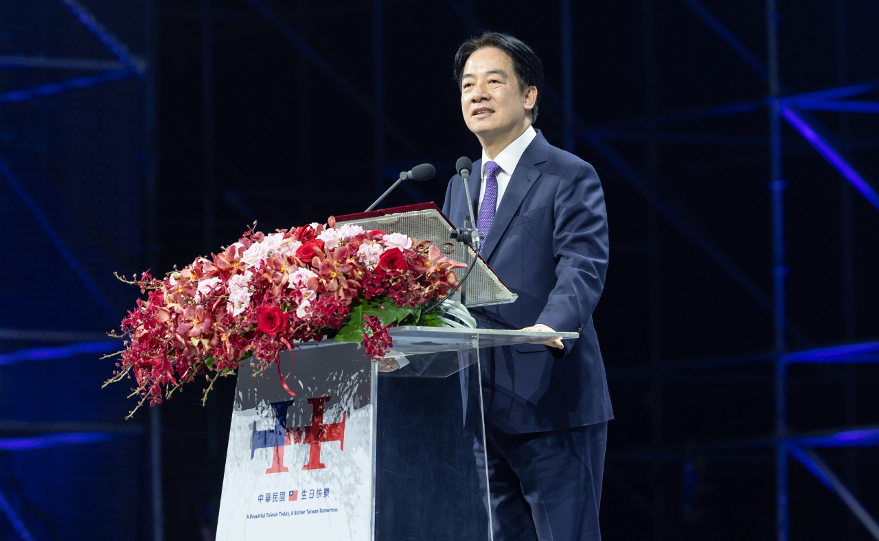 WATCH: President Lai delivers “motherland” address at National Day gala
