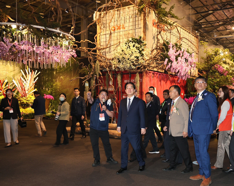 President promises Taiwan orchid industry expansion