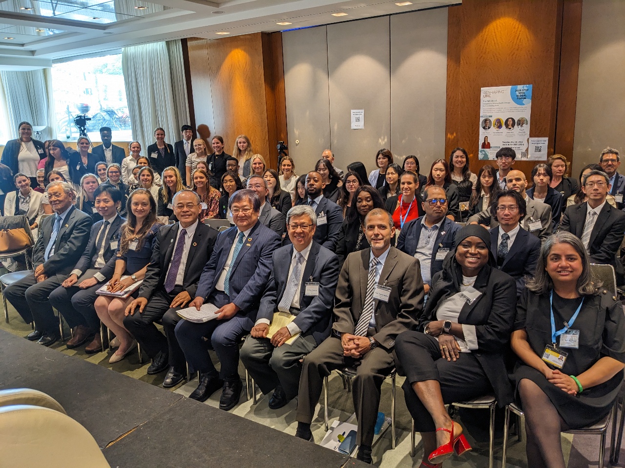 Former Taiwanese VP highlighted NHI success at WHO sideline assembly forum